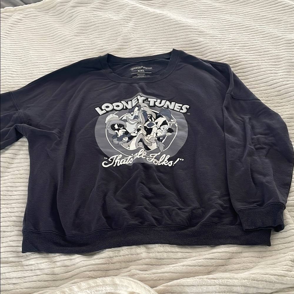 Warner Bros. Black Looney Tunes Sweatshirt